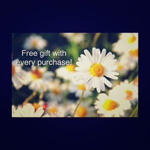 Free gift with every purchase!